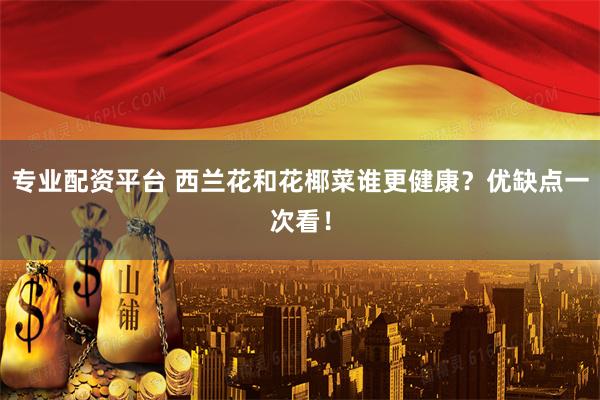 专业配资平台 西兰花和花椰菜谁更健康？优缺点一次看！